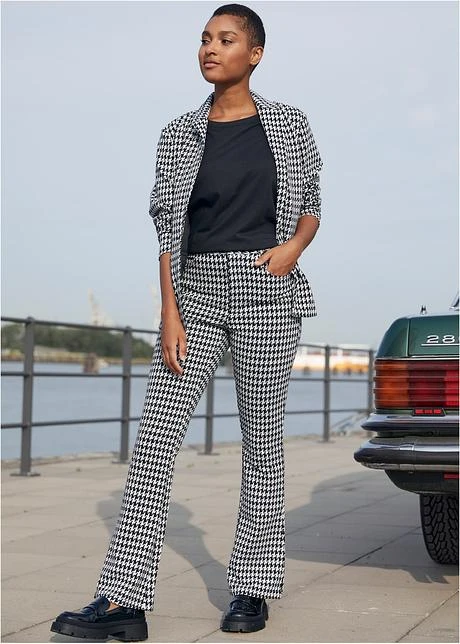 Rainbow Blazer Jacquard Avec Motif Pied-de-coq 9 Rainbow Blazer Jacquard Avec Motif Pied-de-coq - Afbeelding 7