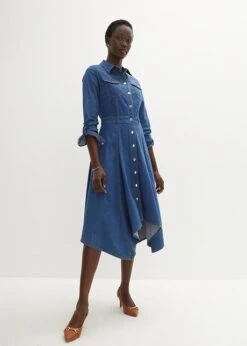 Robe En Jean Avec Pans à La Base -Venus Mode Winkel 23120233 1MGldQJZ