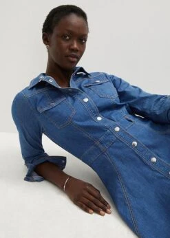 Robe En Jean Avec Pans à La Base -Venus Mode Winkel 23120471 btjNr6rH