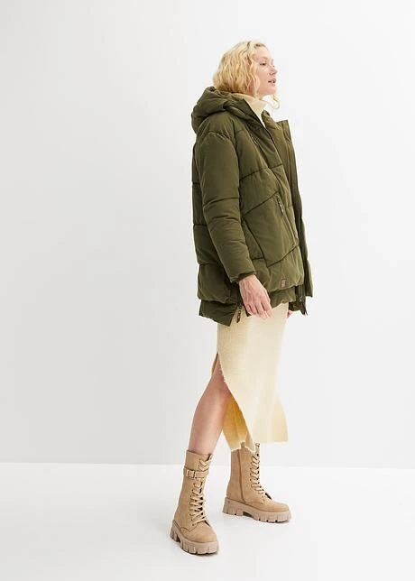 Veste D'hiver Oversized Avec Capuche En Polyester Recyclé 6 Veste D'hiver Oversized Avec Capuche En Polyester Recyclé - Afbeelding 4