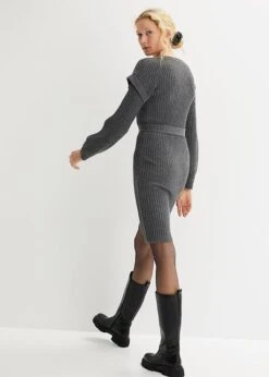 Rainbow Robe En Maille Avec Lien à Nouer -Venus Mode Winkel 23120912 d8ecfKup