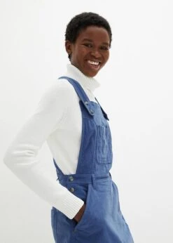 Robe-salopette En Velours Côtelé Extensible, Longueur Genou -Venus Mode Winkel 23121590 i8qig3VG