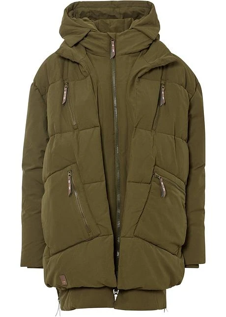 Veste D'hiver Oversized Avec Capuche En Polyester Recyclé 3 Veste D'hiver Oversized Avec Capuche En Polyester Recyclé