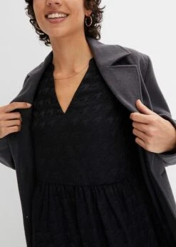 Robe Jacquard à Motif Pied-de-coq 12 Robe Jacquard à Motif Pied-de-coq -Venus Mode Winkel 23122040 OrO54XDt