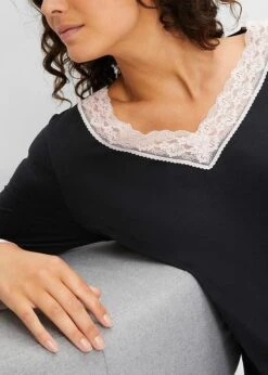 Chemise De Nuit Avec Viscose Et Dentelle 10 Chemise De Nuit Avec Viscose Et Dentelle -Venus Mode Winkel 23122123 Xaxc6sDm