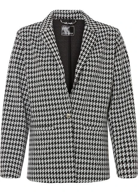 Rainbow Blazer Jacquard Avec Motif Pied-de-coq 3 Rainbow Blazer Jacquard Avec Motif Pied-de-coq