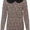 T-shirt Léopard Avec Col -Venus Mode Winkel 23122786 cxmrYEr7