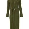 Robe En Maille Côtelée Avec Col Camionneur -Venus Mode Winkel 23123453 bb3jKDKk