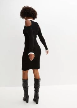 Robe En Maille à épaules Découpées -Venus Mode Winkel 23123647 irsVNGwi