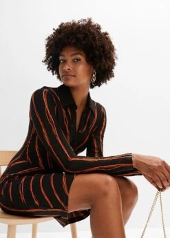 Robe à Patte De Boutonnage -Venus Mode Winkel 23123919 A1pLFSGn