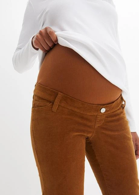 Pantalon De Grossesse En Velours Côtelé Extensible 8 Pantalon De Grossesse En Velours Côtelé Extensible - Afbeelding 6