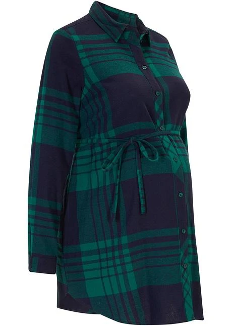 Chemisier Long De Grossesse/allaitement En Flanelle 3 Chemisier Long De Grossesse/allaitement En Flanelle