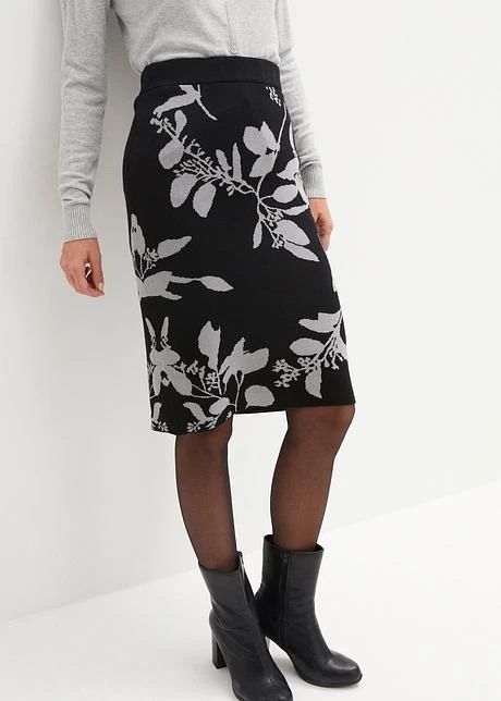 Jupe En Maille Jacquard 4 Jupe En Maille Jacquard - Afbeelding 2