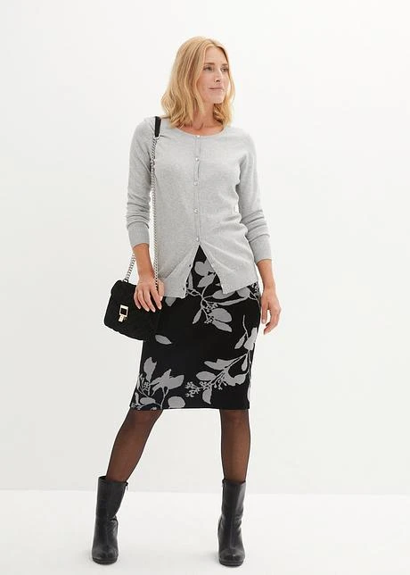 Jupe En Maille Jacquard 6 Jupe En Maille Jacquard - Afbeelding 4