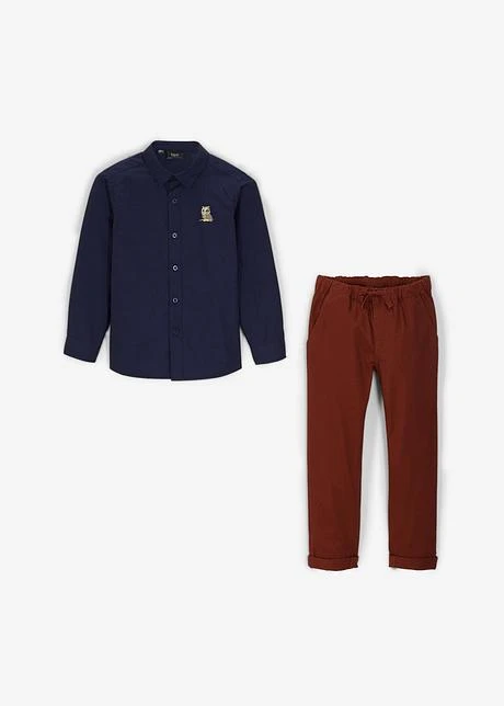 Chemise Et Pantalon Chino Garçon (Ens. 2 Pces.) 7 Chemise Et Pantalon Chino Garçon (Ens. 2 Pces.) - Afbeelding 5