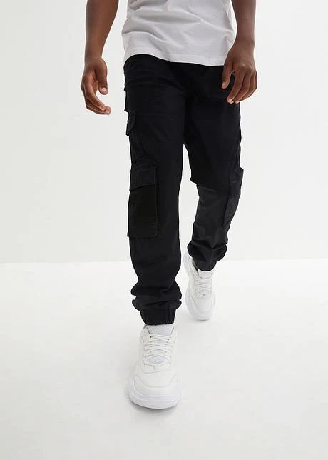 Pantalon Parachute Garçon Avec Cordons Et Poches, Regular Fit 4 Pantalon Parachute Garçon Avec Cordons Et Poches, Regular Fit - Afbeelding 2