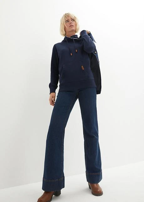 Sweat-shirt à Col Châle Avec Polaire Douce 6 Sweat-shirt à Col Châle Avec Polaire Douce - Afbeelding 4