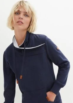 Sweat-shirt à Col Châle Avec Polaire Douce -Venus Mode Winkel 23137781 vb0kEYCY