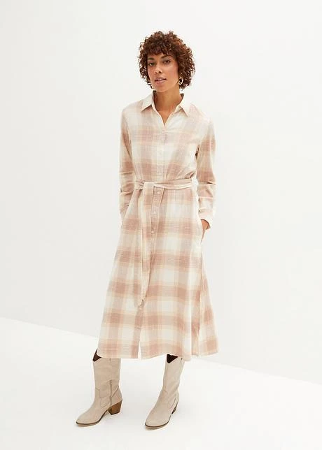 Robe-chemise En Flanelle 4 Robe-chemise En Flanelle - Afbeelding 2