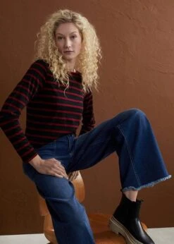 Lot De 2 T-shirts Manches Longues à Encolure Bateau -Venus Mode Winkel 23139673 BmIF9sbv