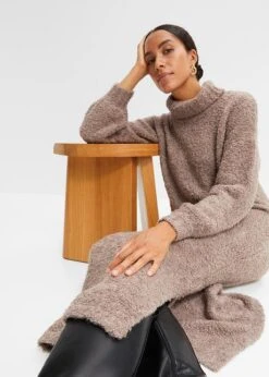 Robe En Maille Bouclée -Venus Mode Winkel 23140944 XmgoC1Wu