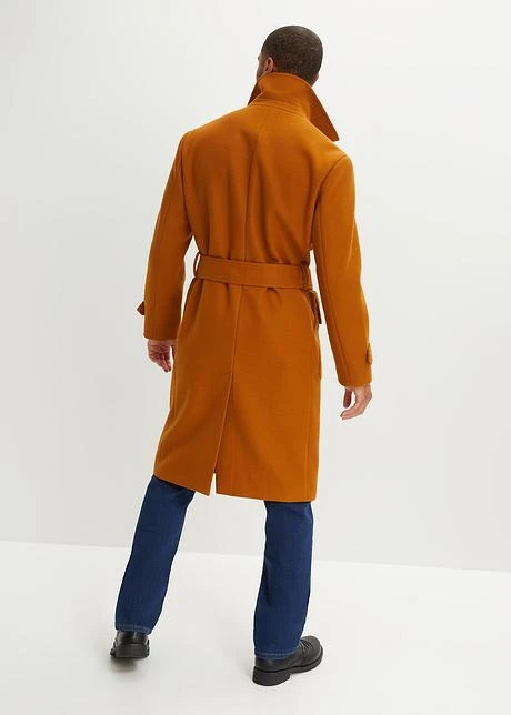 Manteau Premium Aspect Laine Avec Ceinture 5 Manteau Premium Aspect Laine Avec Ceinture - Afbeelding 3