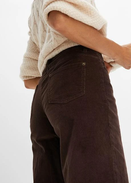 Pantalon En Velours Côtelé, Style Marlène 8 Pantalon En Velours Côtelé, Style Marlène - Afbeelding 6