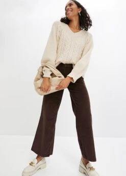 Pantalon En Velours Côtelé, Style Marlène 16 Pantalon En Velours Côtelé, Style Marlène -Venus Mode Winkel 23141911 4knG65cg