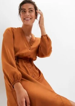 Robe Midi En Satin -Venus Mode Winkel 23141993 HdFEcqCZ