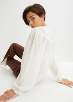 Rainbow Blouse Transparente Avec Ruchés -Venus Mode Winkel 23142247 xTVDL5tK