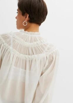 Rainbow Blouse Transparente Avec Ruchés -Venus Mode Winkel 23142457 58wfPGgc