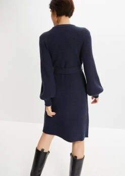 Robe En Maille à Manches Ballon -Venus Mode Winkel 23142872 qLh01rpz