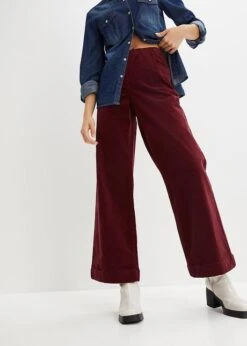 Pantalon Large En Velours Côtelé Avec Taille Haute élastiquée 12 Pantalon Large En Velours Côtelé Avec Taille Haute élastiquée -Venus Mode Winkel 23143158 Iq8yZcri