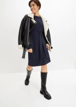 Robe En Maille à Manches Ballon -Venus Mode Winkel 23143295 ji3BY35z