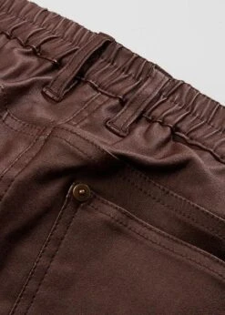 Pantalon Extensible Enduit Avec Taille Haute Confortable, Flared -Venus Mode Winkel 23143943 6Ew9GFax