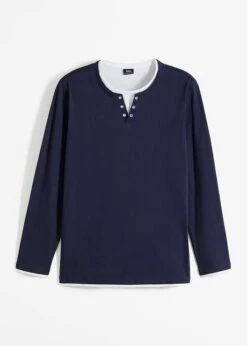 T-shirt Manches Longues 2 En 1 Coupe Confort -Venus Mode Winkel 23145131 VyPIMQnX