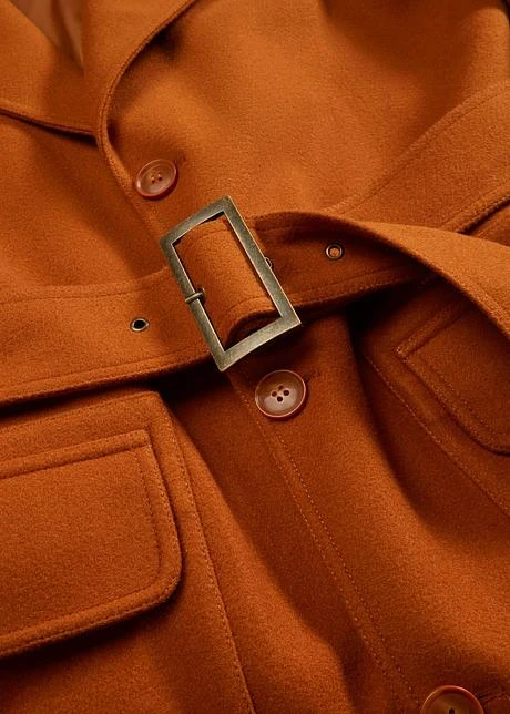 Manteau Premium Aspect Laine Avec Ceinture 9 Manteau Premium Aspect Laine Avec Ceinture - Afbeelding 7