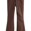 Pantalon Extensible Enduit Avec Taille Haute Confortable, Flared -Venus Mode Winkel 23146019 4DEt13c1
