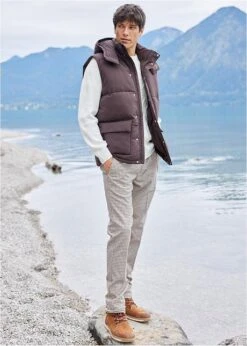 Veste Sans Manches Matelassée Avec Capuche Amovible En Polyester Recyclé -Venus Mode Winkel 23149016 S9EqSBf5