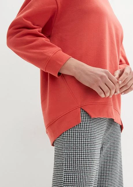 Sweat-shirt Oversize Avec Détail Fente 8 Sweat-shirt Oversize Avec Détail Fente - Afbeelding 6