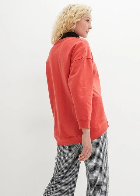 Sweat-shirt Oversize Avec Détail Fente 5 Sweat-shirt Oversize Avec Détail Fente - Afbeelding 3