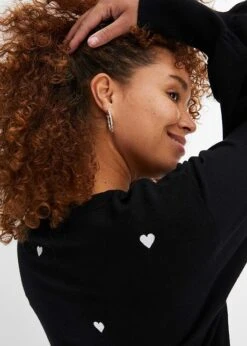 Pull Avec Cœurs Brodés -Venus Mode Winkel 23152305 4EJbds8U