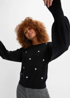 Pull Avec Cœurs Brodés -Venus Mode Winkel 23152307 AAKN9bsC