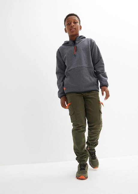 Pantalon Cargo Garçon Doublé, Regular Fit 9 Pantalon Cargo Garçon Doublé, Regular Fit - Afbeelding 7