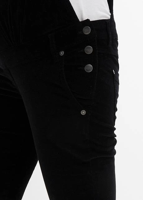 Salopette De Grossesse En Velours Côtelé Extensible, Straight 8 Salopette De Grossesse En Velours Côtelé Extensible, Straight - Afbeelding 6