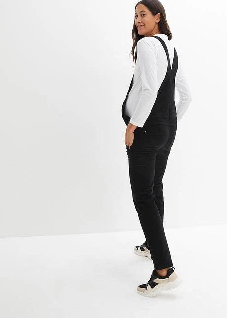 Salopette De Grossesse En Velours Côtelé Extensible, Straight 5 Salopette De Grossesse En Velours Côtelé Extensible, Straight - Afbeelding 3