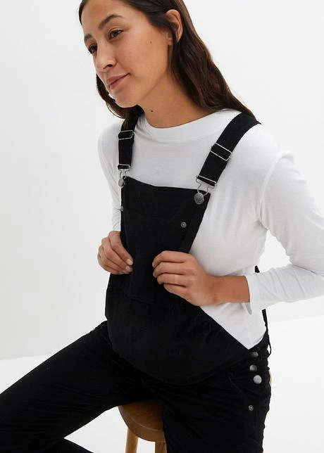 Salopette De Grossesse En Velours Côtelé Extensible, Straight 7 Salopette De Grossesse En Velours Côtelé Extensible, Straight - Afbeelding 5