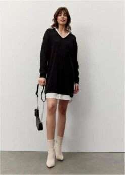 Robe En Maille à Empiècement Chemisier 15 Robe En Maille à Empiècement Chemisier -Venus Mode Winkel 23154473 QFRaiwYy