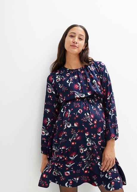 Robe De Grossesse Et D'allaitement En Viscose 4 Robe De Grossesse Et D'allaitement En Viscose - Afbeelding 2