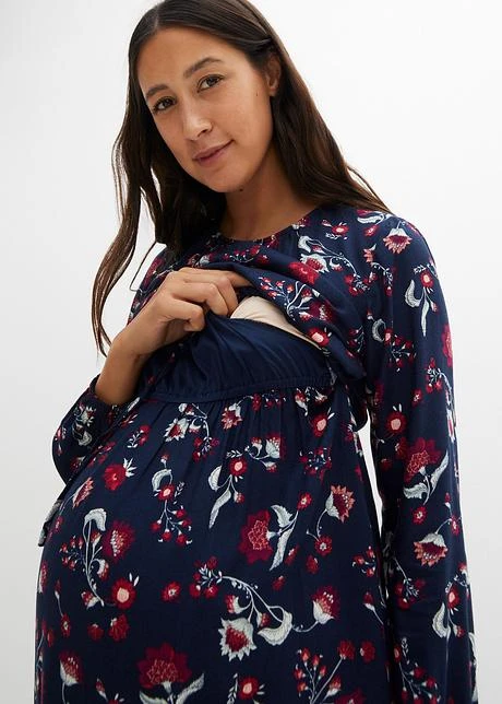 Robe De Grossesse Et D'allaitement En Viscose 8 Robe De Grossesse Et D'allaitement En Viscose - Afbeelding 6